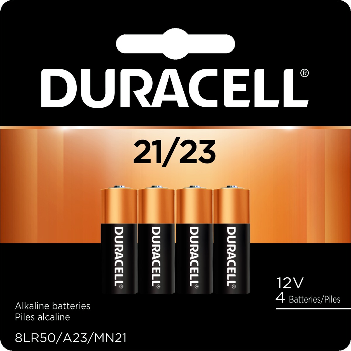 Pile Alcaline 23A Duracell 12V - Blister de 2