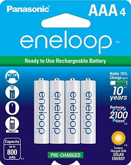 Batterie rechargeable Panasonic Eneloop AA (R6) 2000 mAh - mGuide, systèmes tour guide