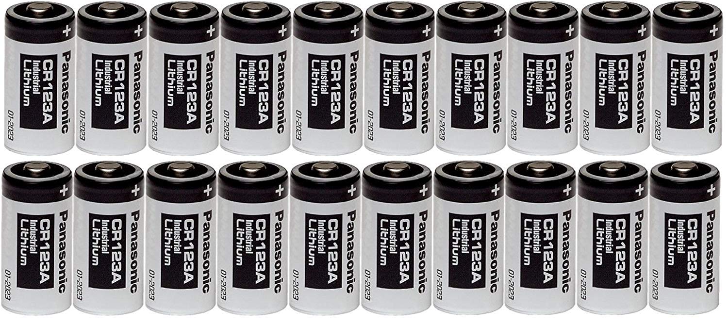 Panasonic CR123A 3V 1550mAh Lithium Battery - Battery World