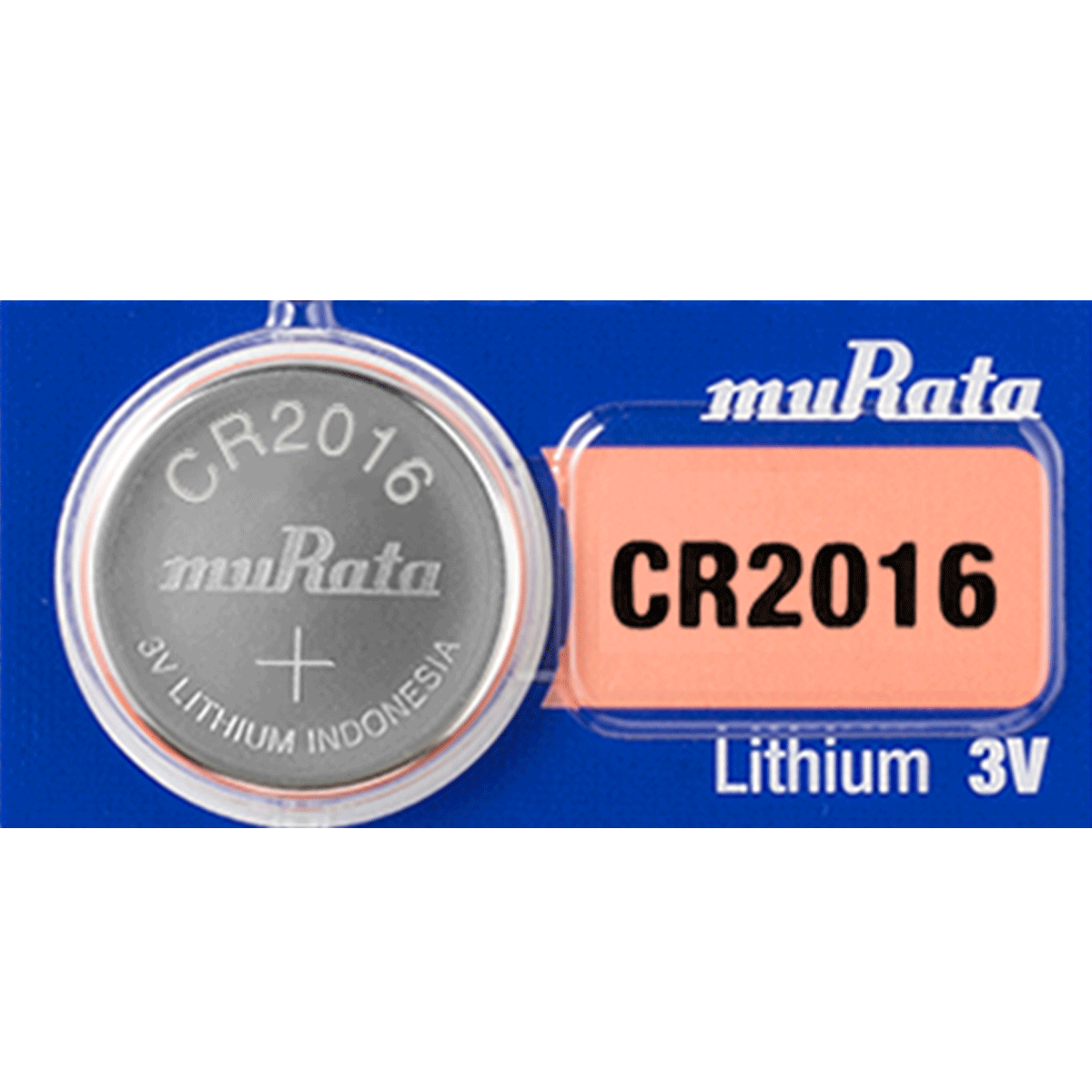 CR2016 PILES LITHIUM 3V 90mAh BL5 MAXELL / MEGA-PILES