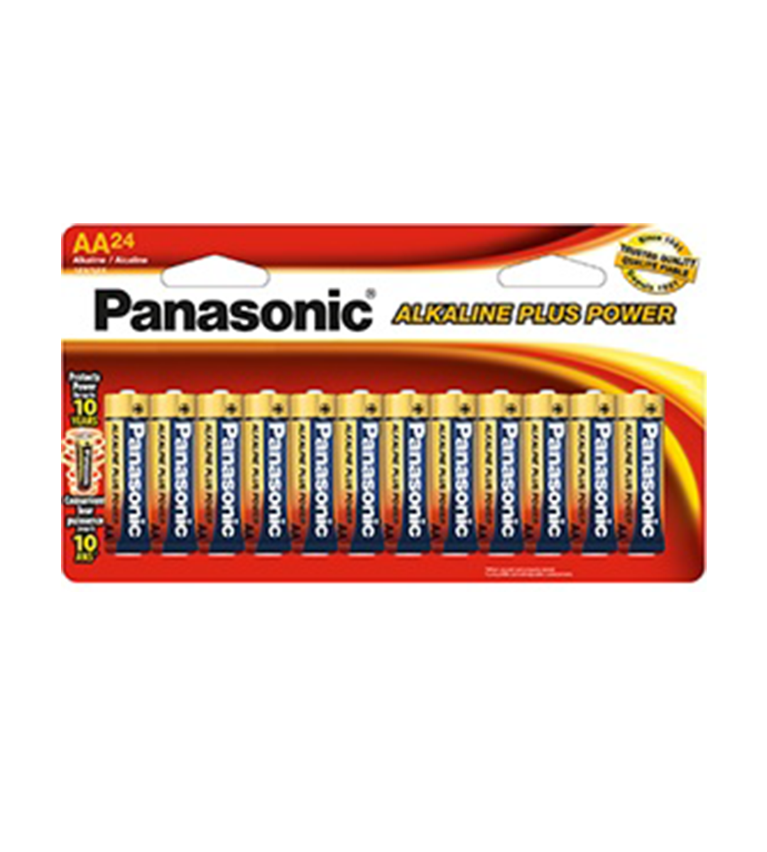 AA Zinc Chloride Batteries, 24 Pack