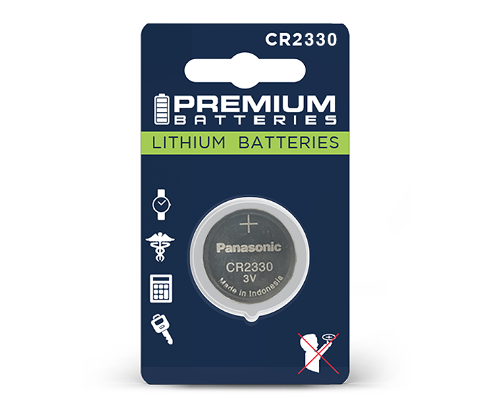 Premium Batteries CR2450 Battery 3V Lithium Coin Cell (1 Toshiba