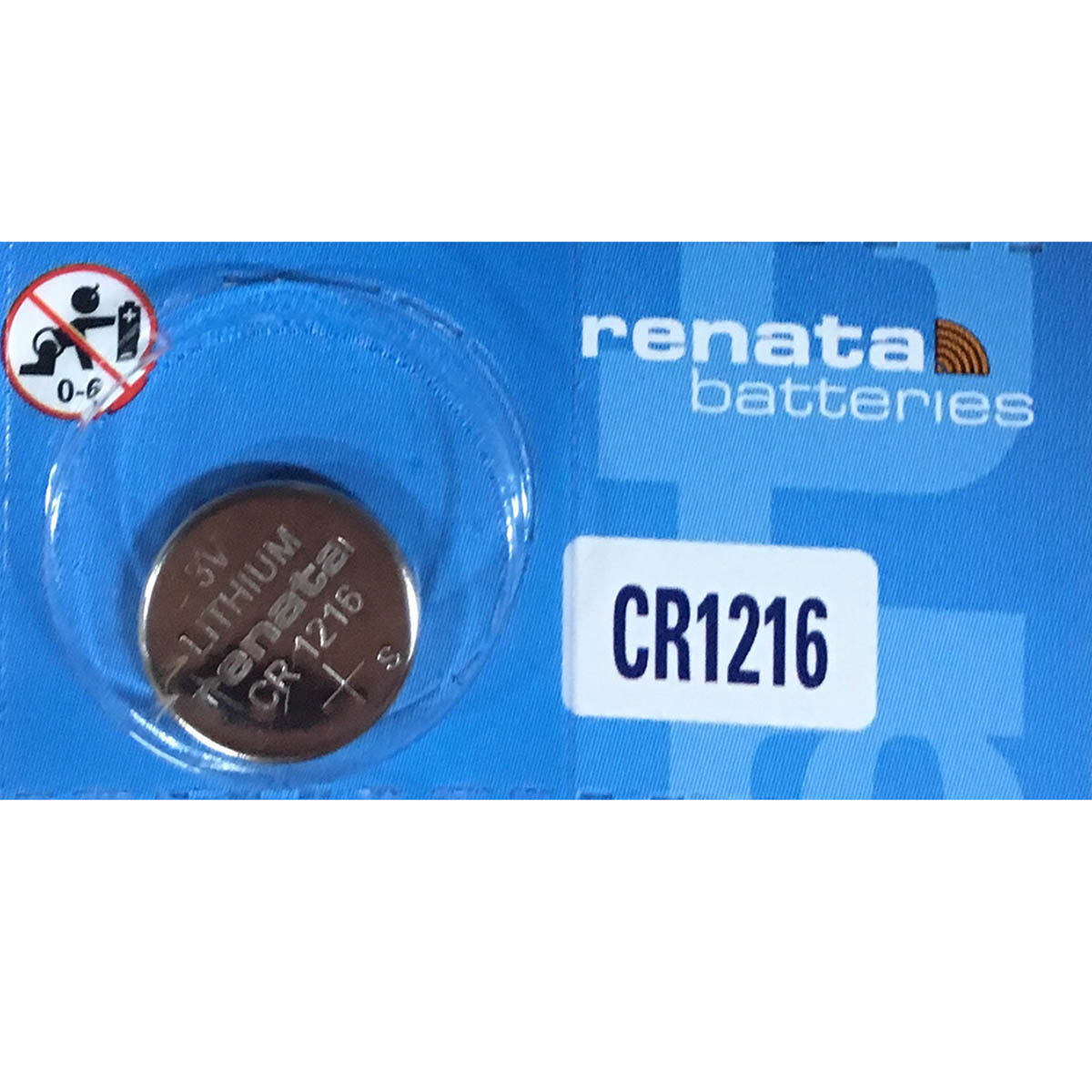 Premium Batteries CR1216 Battery 3V Lithium Coin Cell (2 Murata Batteries)  (Child Resistant Packaging)