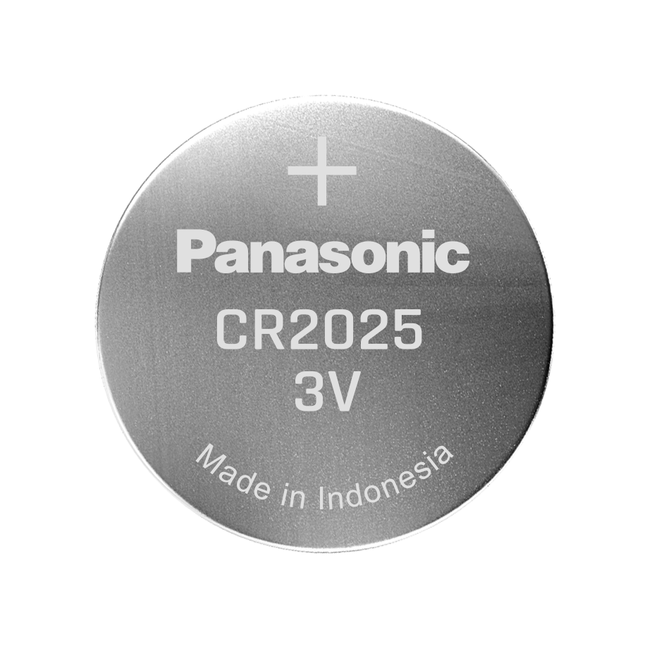 Panasonic 2 pilas de monedas de litio CR2025 3V