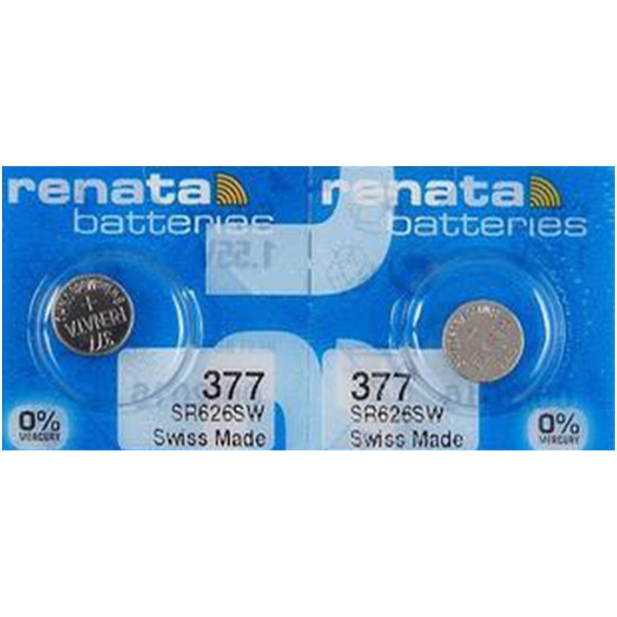 Renata 377 - SR626SW Battery - 100 Pieces