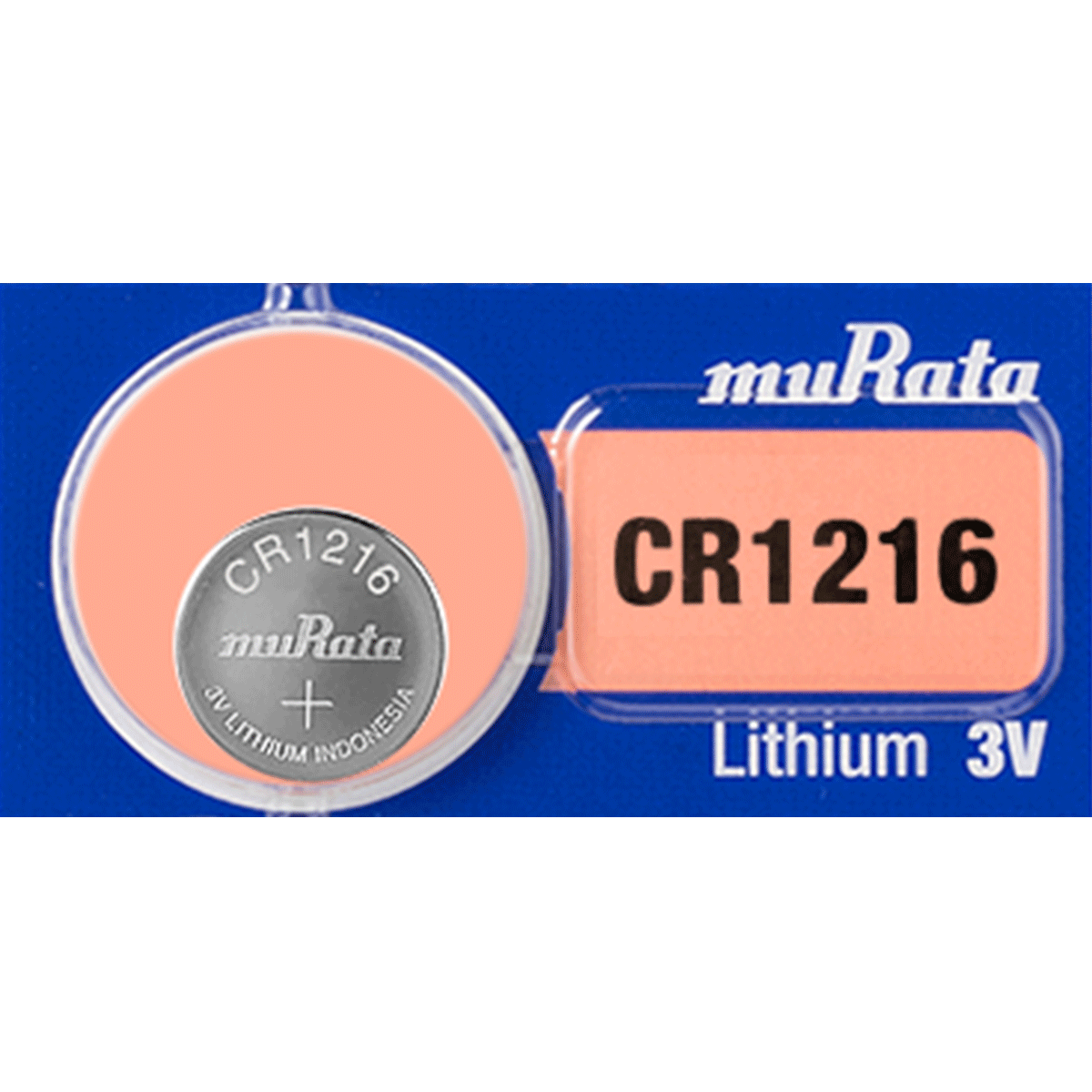 Murata CR1620 3V Lithium Coin Cell Batteries - Replaces Sony CR1620 (100  Pack)