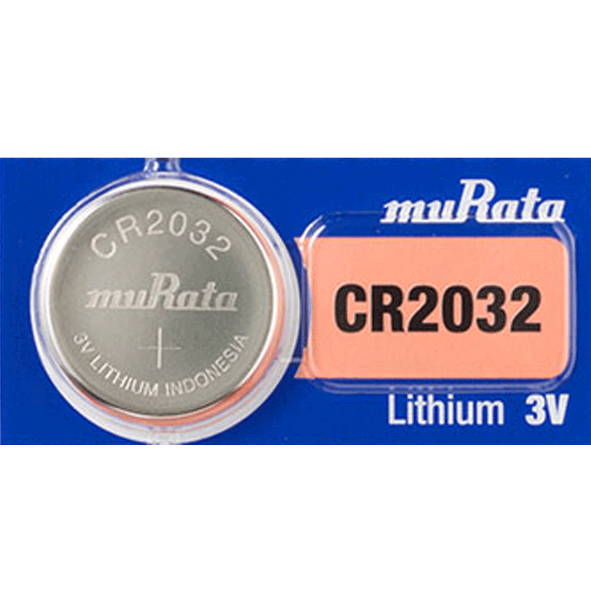 Renata CR2032 Battery 3V Lithium Coin Cell (1 pc.)
