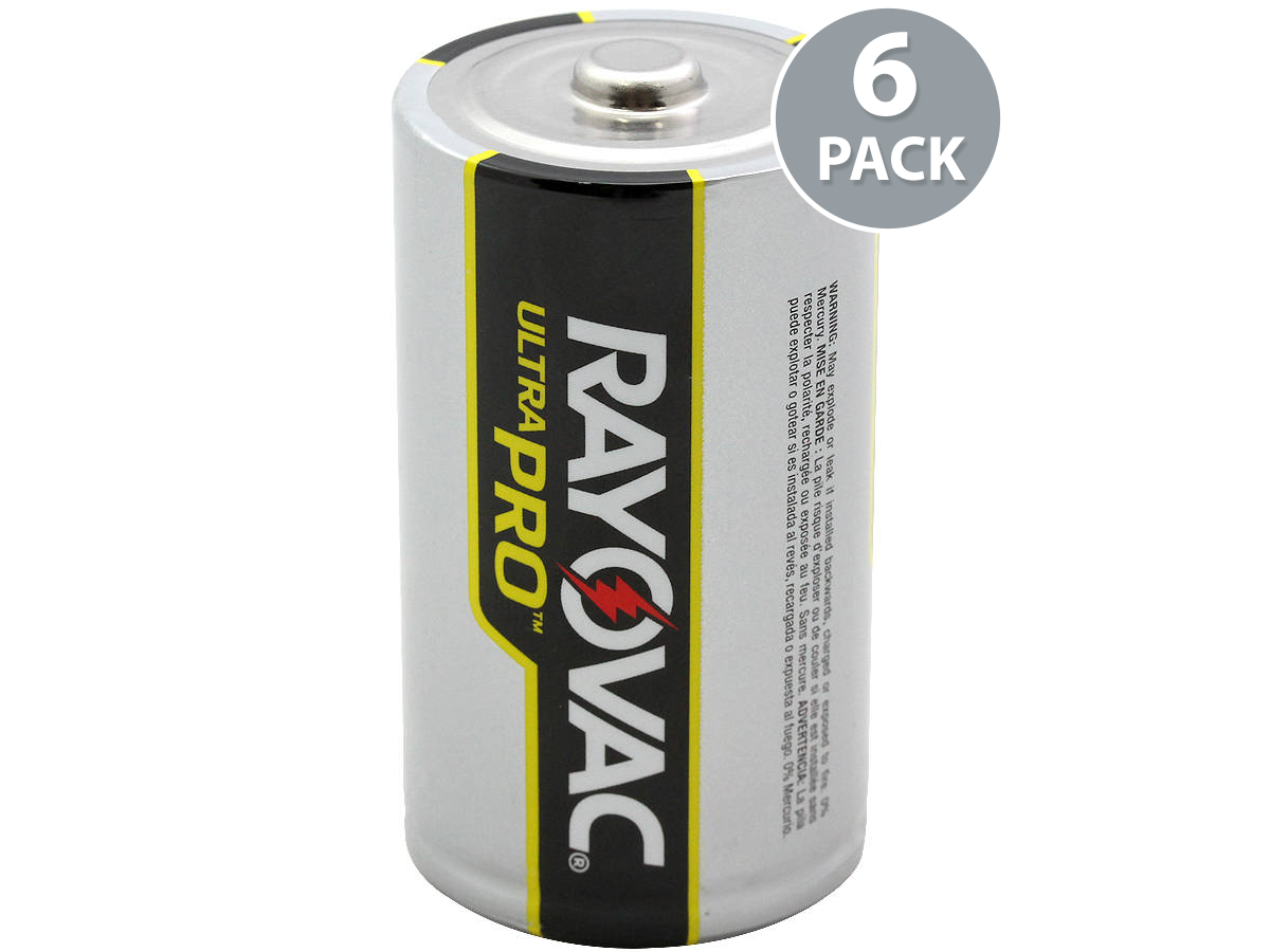 Rayovac Ultra Pro 9v Alkaline Batteries 6 Pack